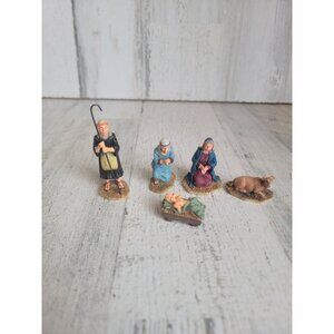 Lemax Nativity scene Mary baby Jesus village accessory xmas